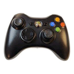 Microsoft Xbox 360 Wireless Controller Black Model 1403 Genuine OEM Tested